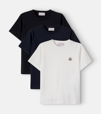 Set of 3 cotton jersey T-shirts | Moncler Enfant