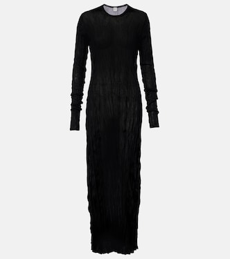 Vestido largo plisado | Toteme