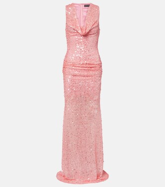 Sequined draped gown | David Koma