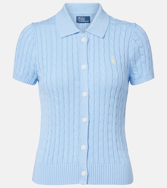 Cable-knit cotton cardigan | Polo Ralph Lauren