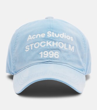 Logo cotton twill baseball cap | Acne Studios