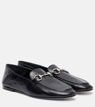 Mocasines Jordaan de piel con Horsebit | Gucci