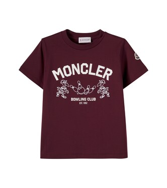 Logo cotton jersey T-shirt | Moncler Enfant