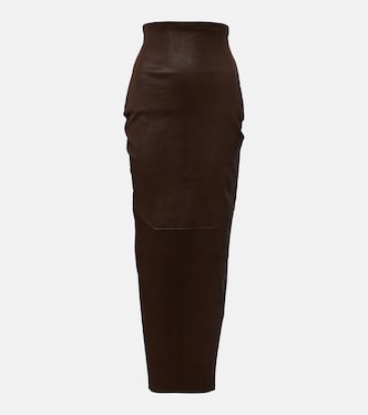 Midirock Dirt Pillar aus Leder | Rick Owens