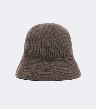 Bruno cashmere and wool bucket hat | Nour Hammour