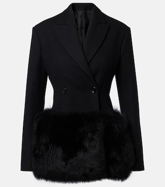 Double-breasted wool blazer | Alaïa