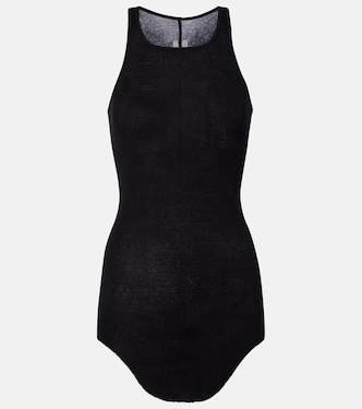 Ribbed-knit cotton tank top  | Rick Owens