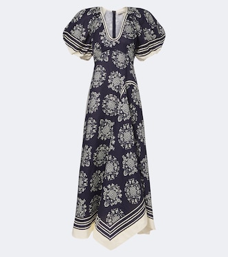 Midikleid Banderra aus Leinen | Alémais