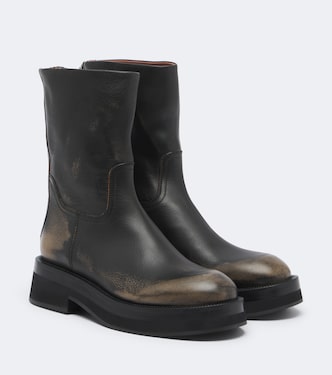 Bottines Napa en cuir | Paris Texas