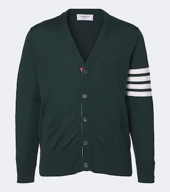 4-Bar virgin wool cardigan | Thom Browne