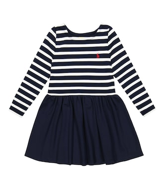Striped cotton jersey dress | Polo Ralph Lauren Kids