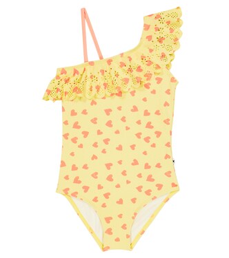 Printed ruffled swimsuit | Molo