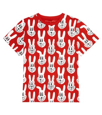 Printed cotton-jersey T-shirt | Stella McCartney Kids