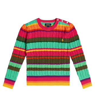 Cable-knit cotton sweater | Polo Ralph Lauren Kids