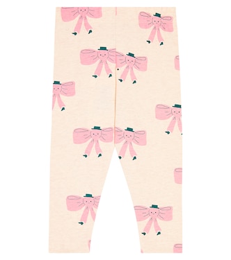 Baby Tiny Bow cotton pants | Tinycottons