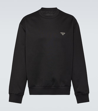 Sweatshirt aus einem Baumwollgemisch | Prada