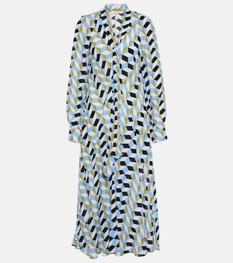 Graphic Volumes printed midi dress | Dorothee Schumacher
