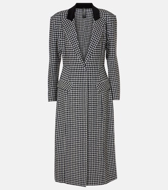 Houndstooth coat | Norma Kamali