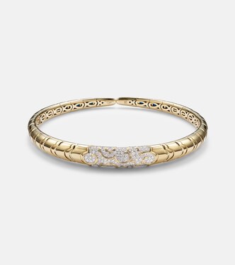 Choker Onda en or 18 ct et diamants | Marina B