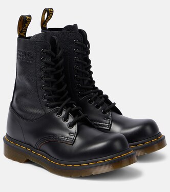 x Dr. Martens botas con cordones 1490 10-Eye de piel | MM6 Maison Margiela
