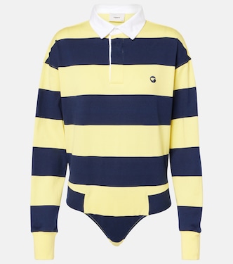 Striped cotton bodysuit | Coperni