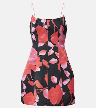 Printed satin minidress | Blumarine