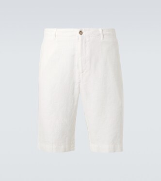 Linen Bermuda shorts | Fedeli