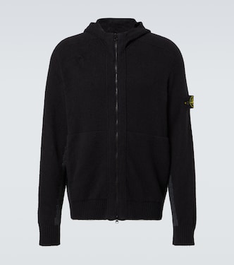 Compass cotton-blend hoodie | Stone Island