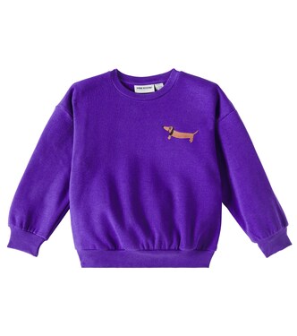 Embroidered cotton jersey sweatshirt | Mini Rodini