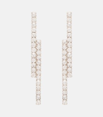 Gwen crystal-embellished drop earrings | Jennifer Behr