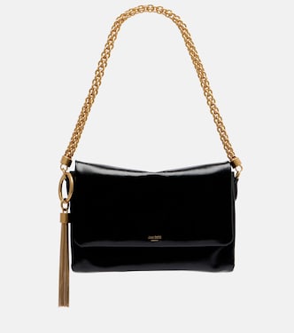 Callie Flap leather shoulder bag | Jimmy Choo