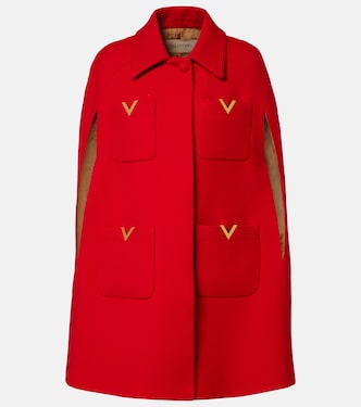 VLogo wool cape | Valentino