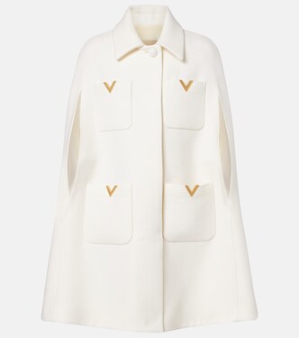 VGold wool cape | Valentino