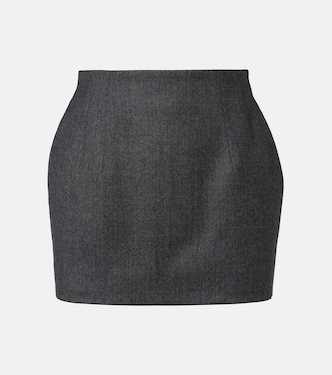 Wool miniskirt | Wardrobe.NYC