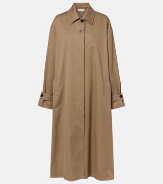 Lolana cotton gabardine coat | The Row