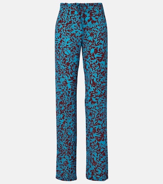 Printed wide-leg pants | Dries Van Noten