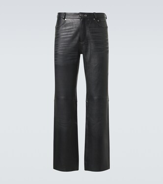 Carlson Cut straight leather pants | Our Legacy