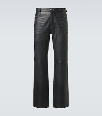 Carlson Cut straight leather pants | Our Legacy