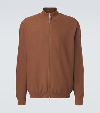 Jersey de algodón con cremallera | Moncler