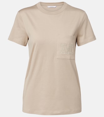 T-shirt brodé en coton | Max Mara