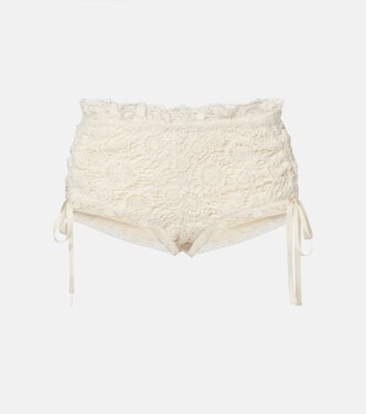 Yeliz crochet cotton micro shorts | Isabel Marant