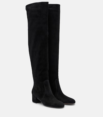 Stiefel aus Veloursleder | Gianvito Rossi