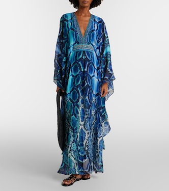 camilla silk kaftan dress Camilla | Dresses | Camilla Silk Kaftan Dress Belted Waist Back New One Size