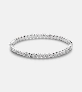 Stretchy 18kt white gold bracelet with diamonds | Bucherer Fine Jewellery