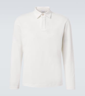 Cotton piqué polo shirt | Eleventy