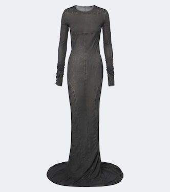 DRKSHDW Edfu cotton jersey gown | Rick Owens