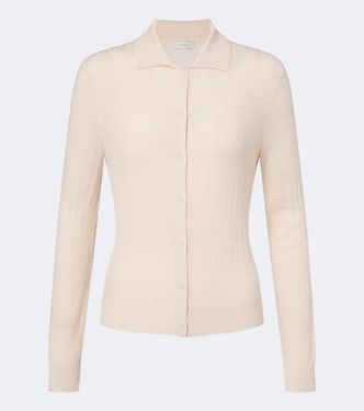 Pointelle wool cardigan  | Vince