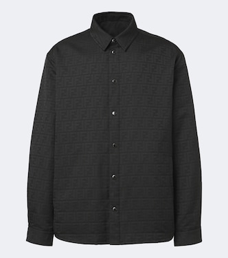 Surchemise Zucca en jacquard à motif FF | Fendi