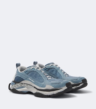 Triple S 2 denim sneakers | Balenciaga