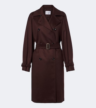Double-breasted cashmere trench coat | Max Mara